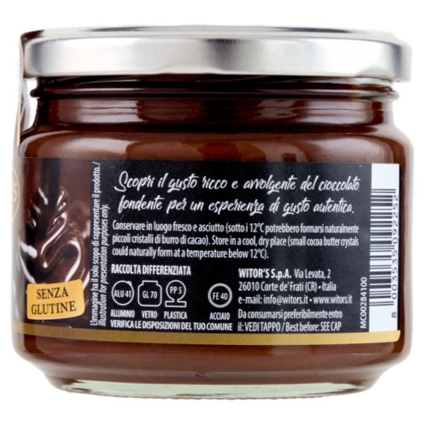 Witor's crema spalmabile Fondente 200 g