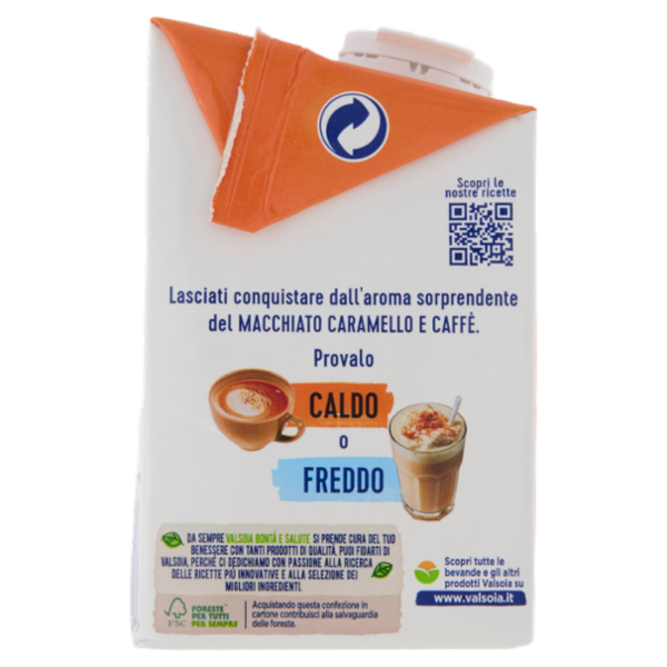Valsoia Bontà e Salute Macchiato Caramello e Caffè 500 ml