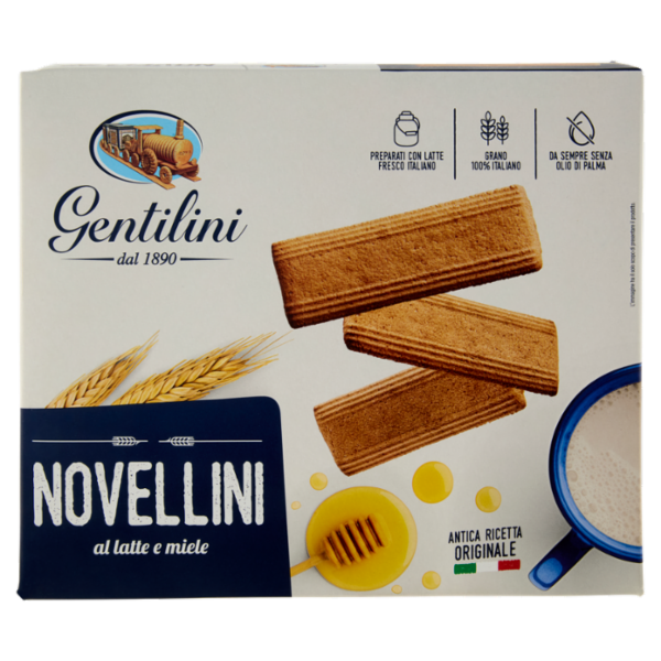 Gentilini Novellini al latte e miele 2 x 250 g