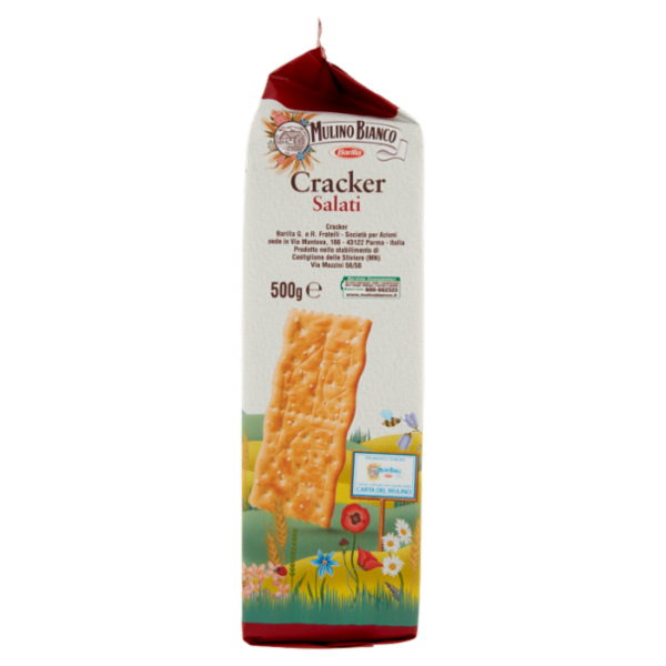Mulino Bianco Cracker Salati con Farina Sostenibile 500 g