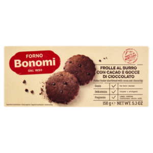 Forno Bonomi Frolle Al Burro Con Cacao e Gocce Di Cioccolato 150 g
