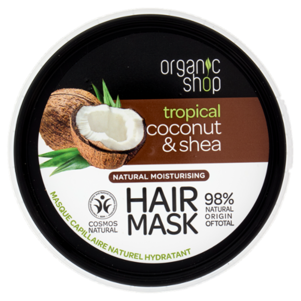 organic shop tropical coconut & shea Hair Mask 250 ml