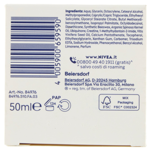 Nivea Q10 Anti-Rughe Extra-Nutriente Crema Giorno Intensiva SPF 15 50 ml