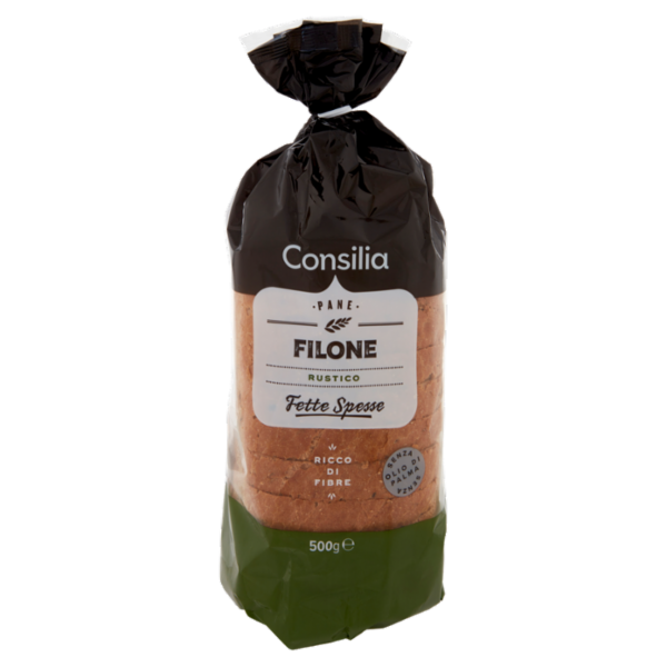 Consilia Pane Filone Rustico a Fette 500 g