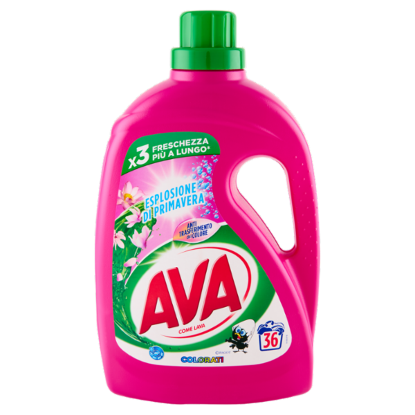 Ava Detersivo lavatrice Esplosione di Primavera 36 lavaggi 1,8 L