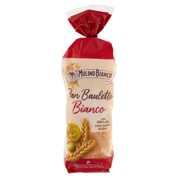 Mulino Bianco Pan Bauletto Bianco Pane Ideale per Panini 400g