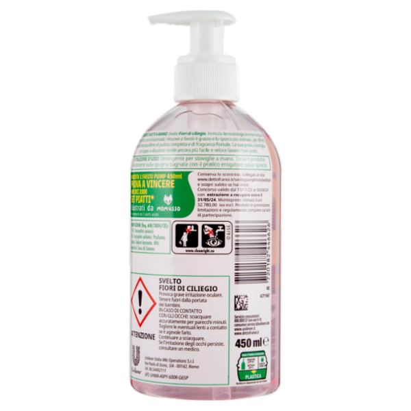 Svelto detersivo piatti fiori di ciliegio 450 ml