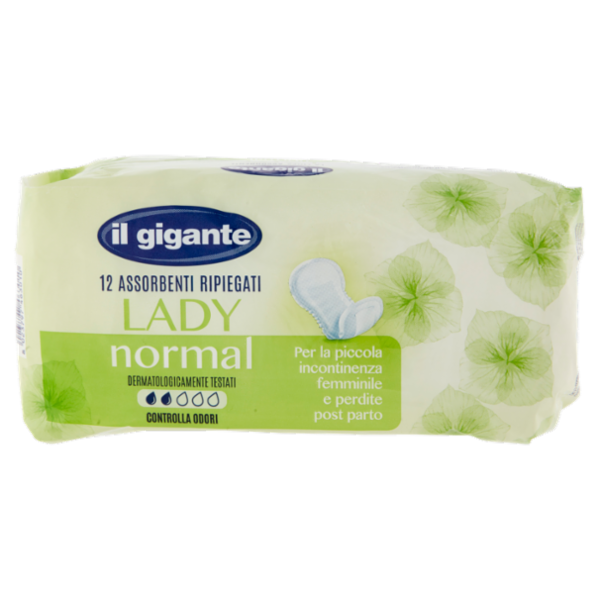 IL GIGANTE Assorbenti Ripiegati Lady normal 12 pz