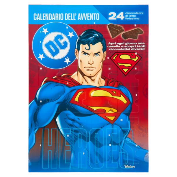 Walcor Calendario dell'Avvento DC Heroes Superman 200 g