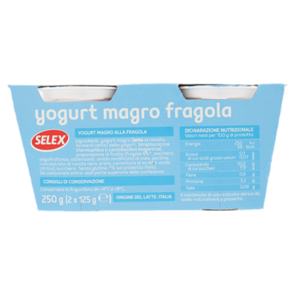 Selex Yogurt Magro Fragola 2x125 g