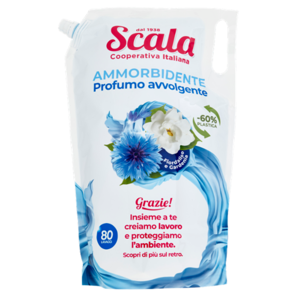 Scala Ammorbidente Fiordaliso e Gardenia ecoricarica 2 litri