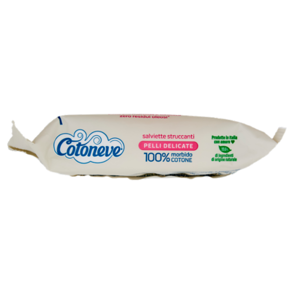 Cotoneve salviette struccanti con Estratto di Cotone e Centella Pelli Delicate 20 pz