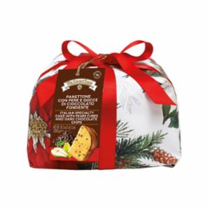 Panettone 1000g Con Pere E Cioccolato Fondente
