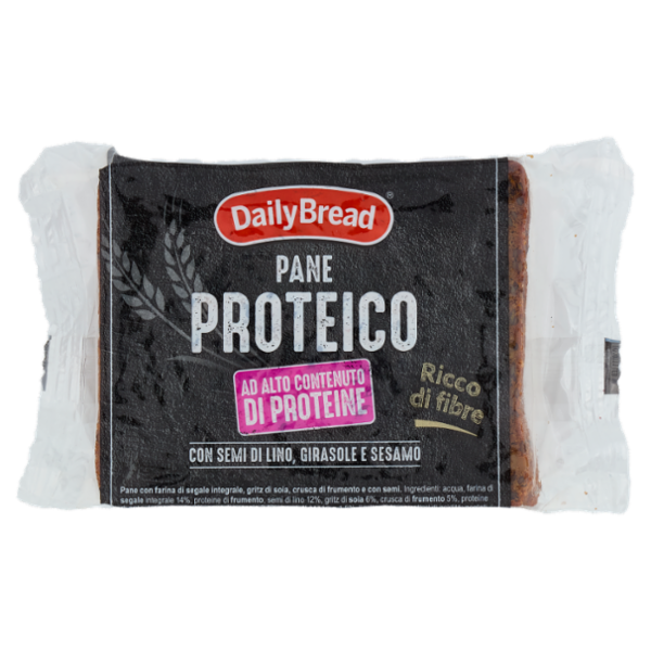 DailyBread Pane Proteico con Semi di Lino, Girasole e Sesamo 250 g