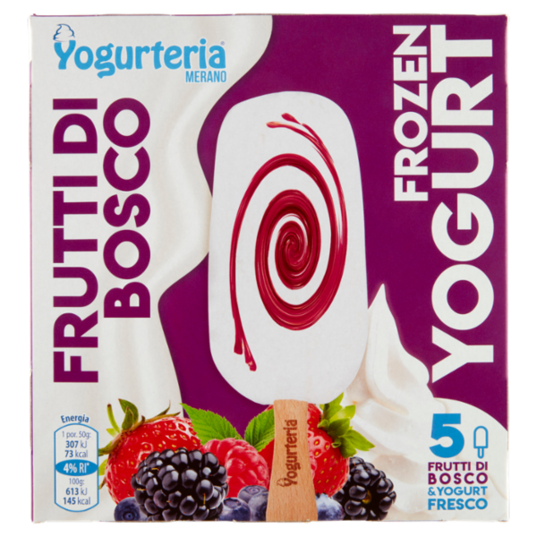 Meran Yogurteria Merano Frozen Yogurt Frutti di Bosco 5 x 50 g