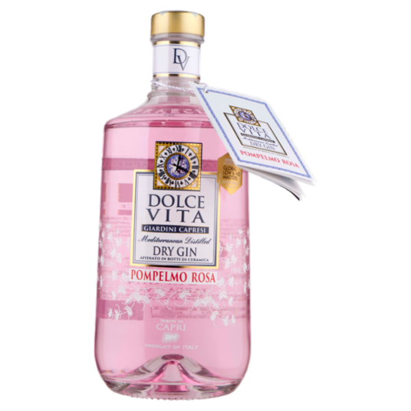 Dolce Vita Giardini Capresi Dry Gin Pompelmo Rosa 700 ml