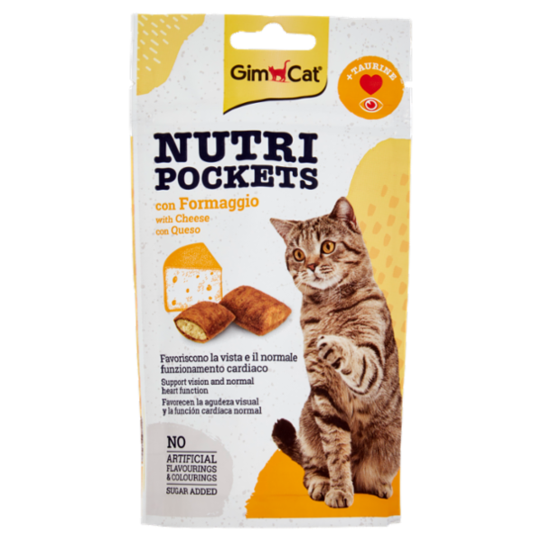 GimCat Nutri Pockets con Formaggio 60 g