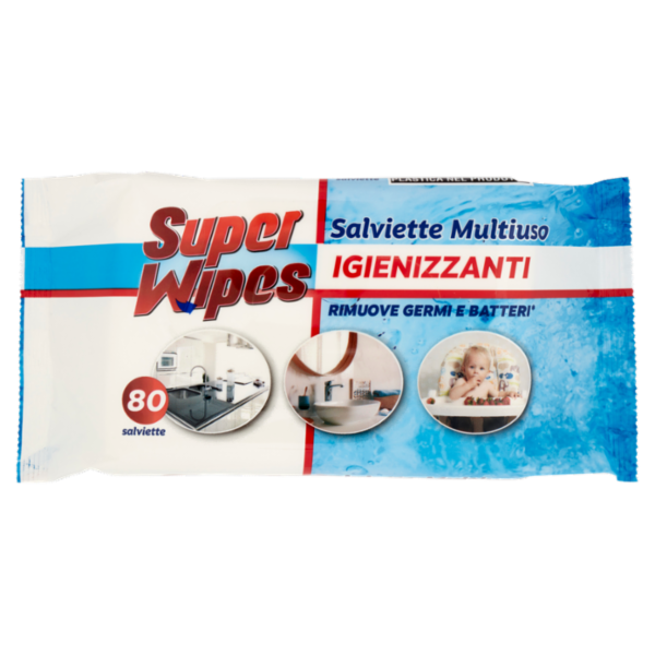 Super Wipes Salviette Multiuso Igienizzanti 80 pz