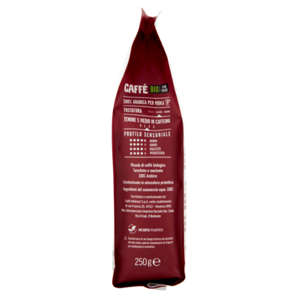 altromercato Bio Caffè 100% Arabica d'Altura per Moka 250 g