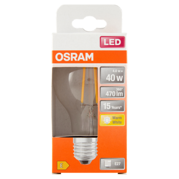 Osram Led Star Classic A 40 Warm White 4.0 W E27