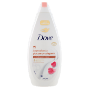 Dove Bagnodoccia Piacere Avvolgente Con Olio Di Mandorle e Ibisco 700 Ml