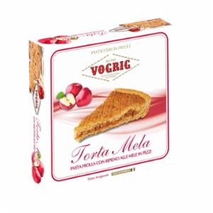 Vogrig Torta Pasta Frolla Con Ripieno Alle Mele In Pezzi 500 G