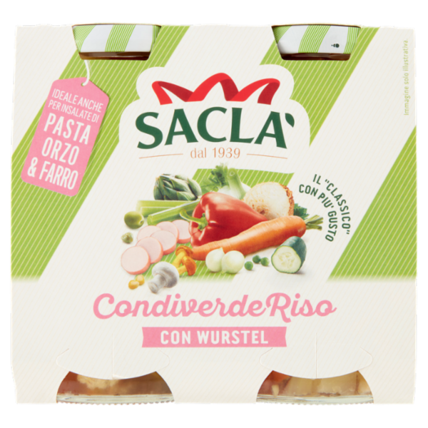 Saclà Condiverde Riso con Wurstel 2 x 290 g