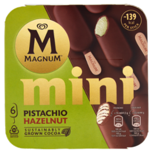 Magnum Mini Pistacchio 3 x 41,5 Hazelnut 3 x 44 g