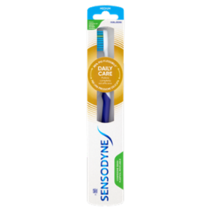 Sensodyne Spazzolino Per Denti Sensibili Daily Care Controlla L'Accumulo Di Placca Con Setole Medie