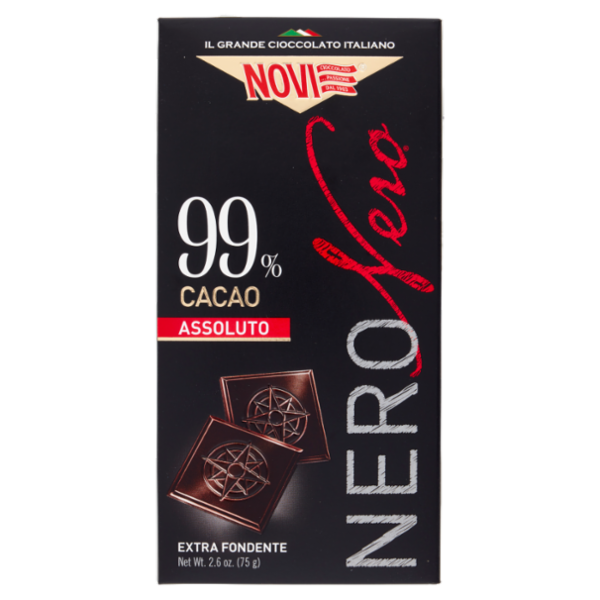 Novi NeroNero 99% Cacao Assoluto Extra Fondente 75 g