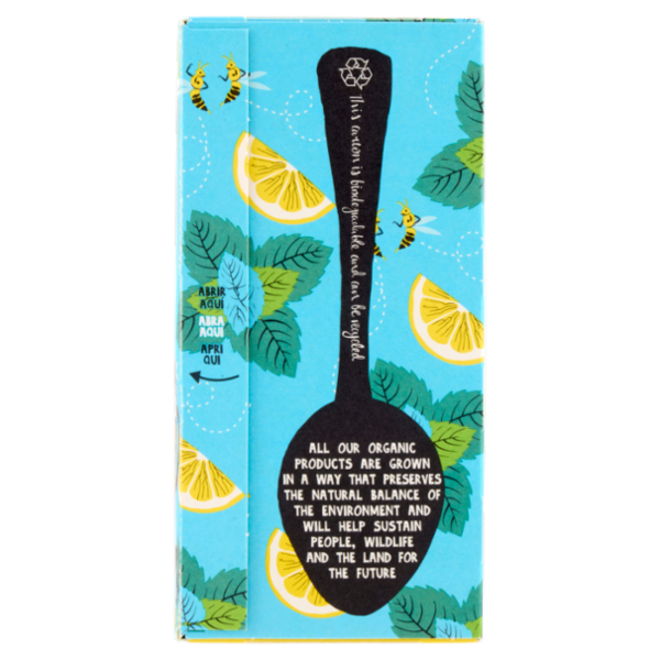 CUPPER My Slim Mate Infuso Bio di Mate Menta e Limone, 20 Bustine 40 g