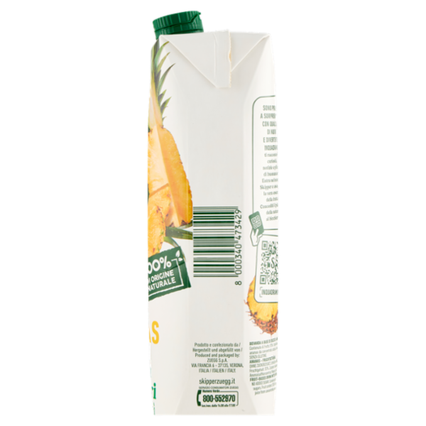 Zuegg Skipper Ananas Senza zuccheri aggiunti 1000 ml