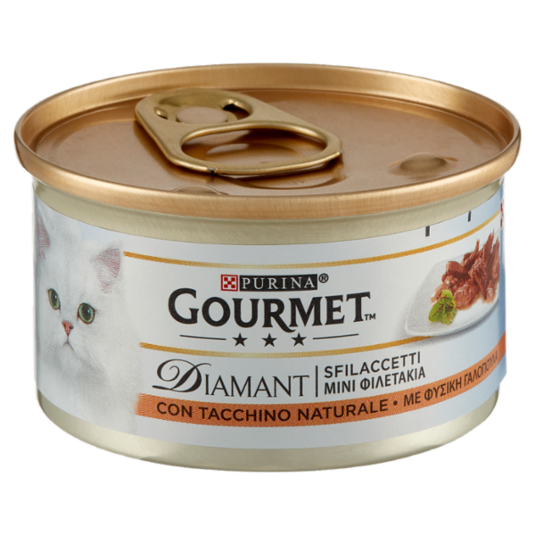 PURINA GOURMET Diamant Sfilaccetti con Tacchino Naturale 85 g