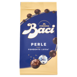 BACI PERUGINA Perle Cioccolatini Fondenti Ripieni Alle Nocciole Sacchetto 154g