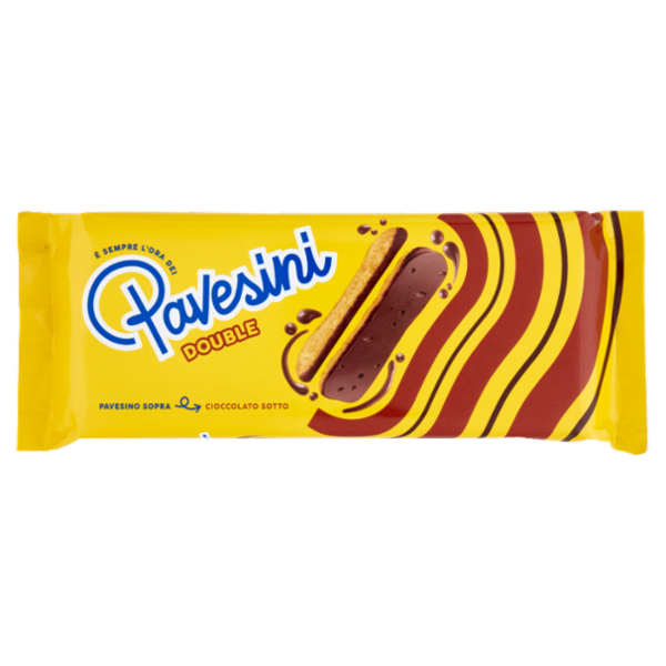 Pavesi Pavesini Double Biscotti con Fondo di Cioccolato 60g
