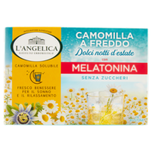 L'Angelica Camomilla a Freddo Dolci Notti D'estate Con Melatonina Senza Zuccheri 14 Bustine 61,6 g