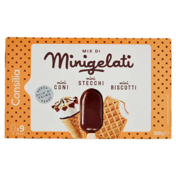 Consilia 9 Minigelati Assortiti 300 g