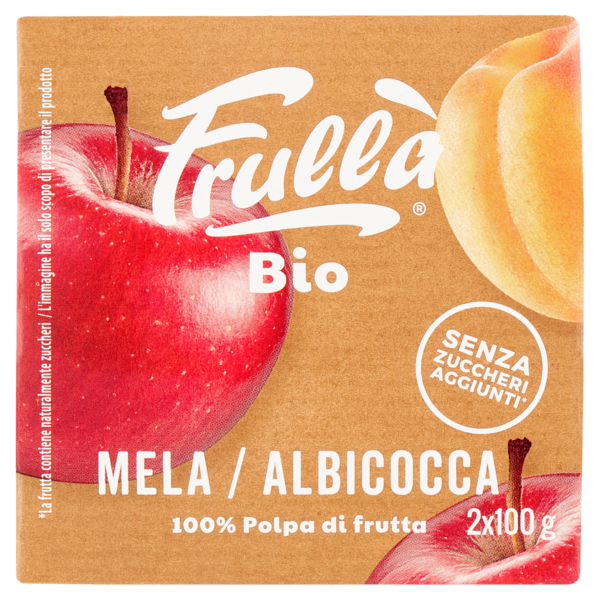 Frullà Bio Mela / Albicocca 2 x 100 g
