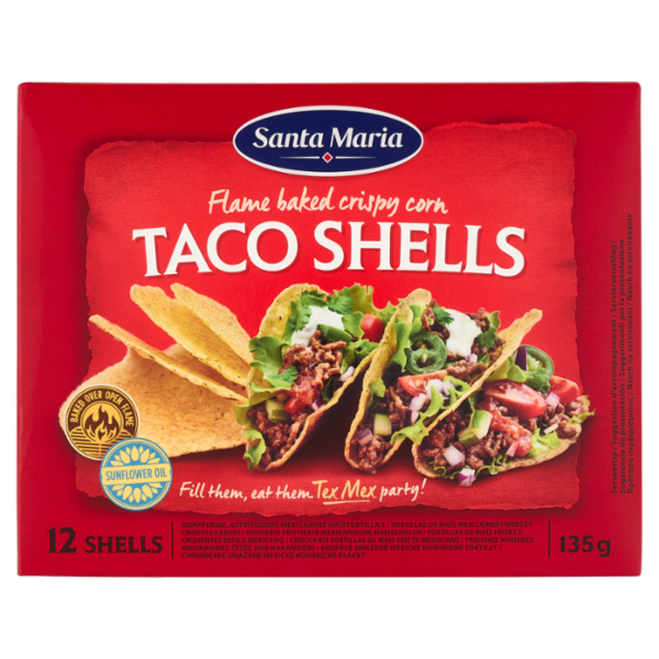 Santa Maria Taco Shells 12 Shells 135 g