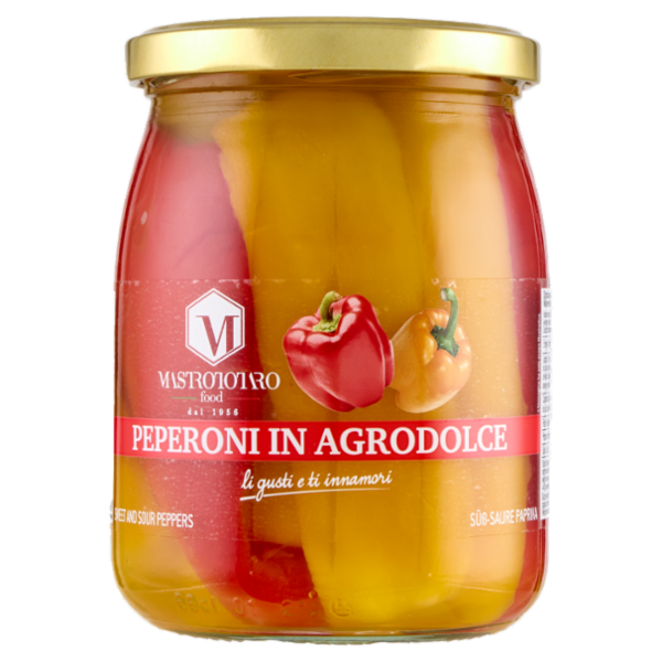 Mastrototaro food Peperoni in Agrodolce 550 g
