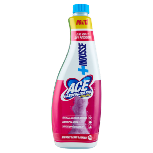Ace Candeggina Più +Mousse Ricarica 690 ml