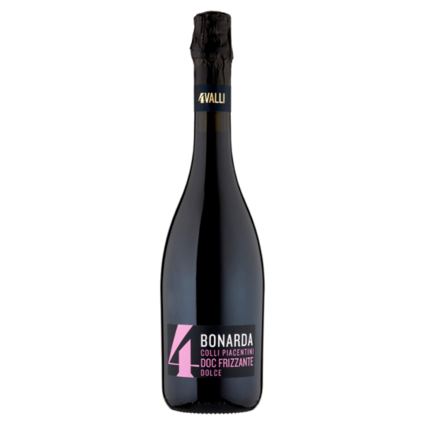 4Valli Bonarda Colli Piacentini DOC Frizzante Dolce 0,75 cl