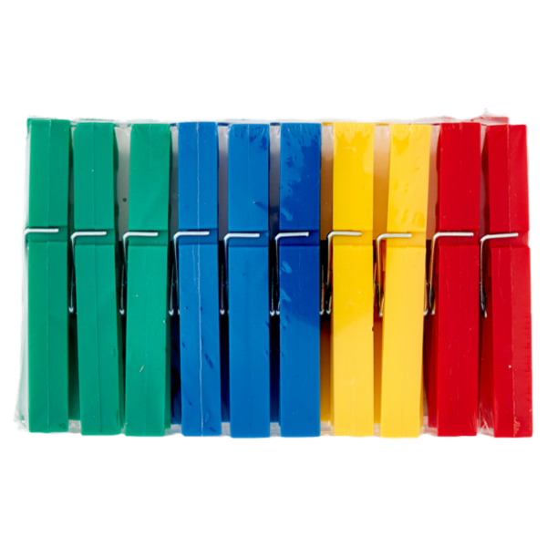 Selex Mollette Biancheria Plastica 20 pezzi