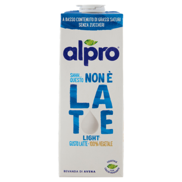 ALPRO Questo Non è Latte Light, Bevanda Vegetale all'Avena Gusto Latte, Senza Lattosio, 1l