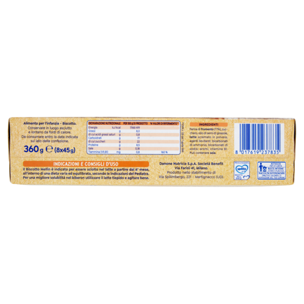 Mellin Biscotto 8 x 45 g