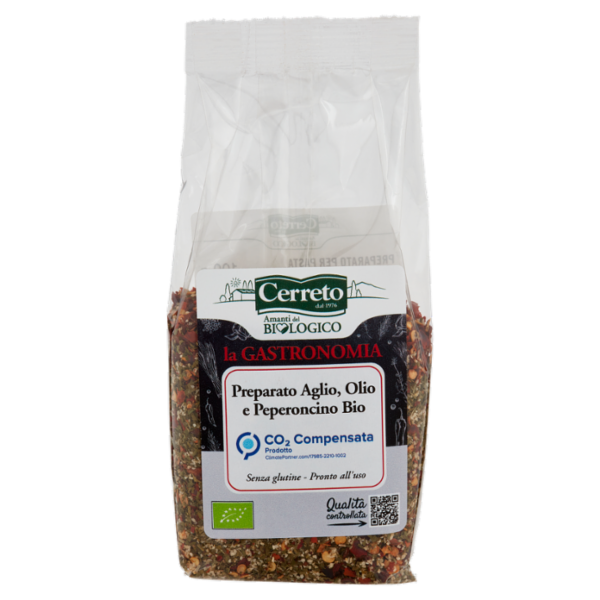 Cerreto la Gastronomia Preparato Aglio, Olio e Peperoncino Bio 100 g