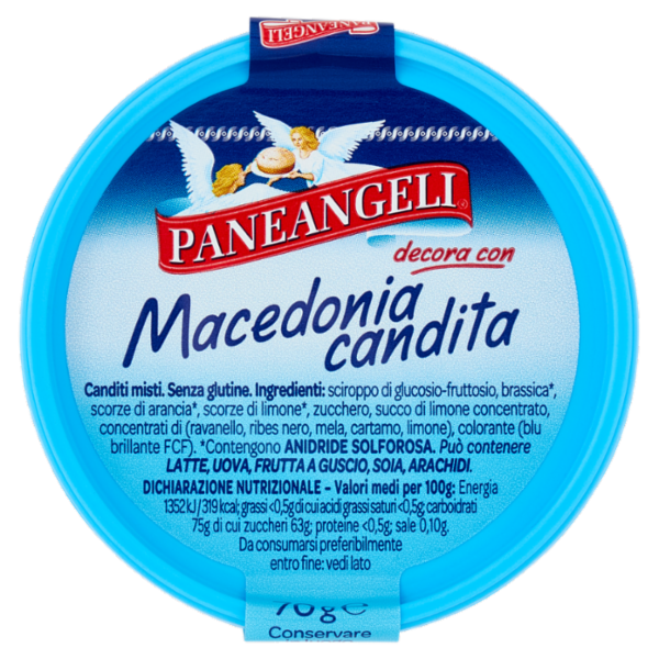 PANEANGELI decora con Macedonia candita 70 g