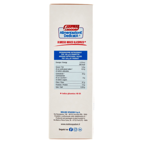 Molino Spadoni AlimentazionE DedicatA a Basso Indice Glicemico* Pasta Amido Resistente Penne 400 g