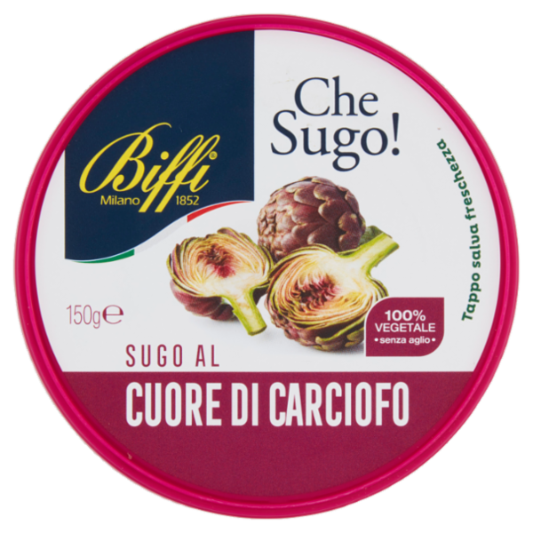 Biffi Che Sugo! Sugo al Cuore di Carciofo 100% Vegetale senza aglio 150 g