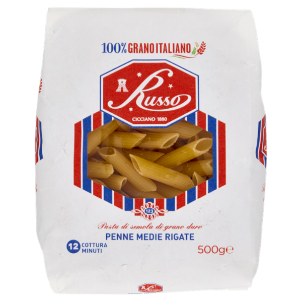 Russo Penne Medie Rigate 123 500 g